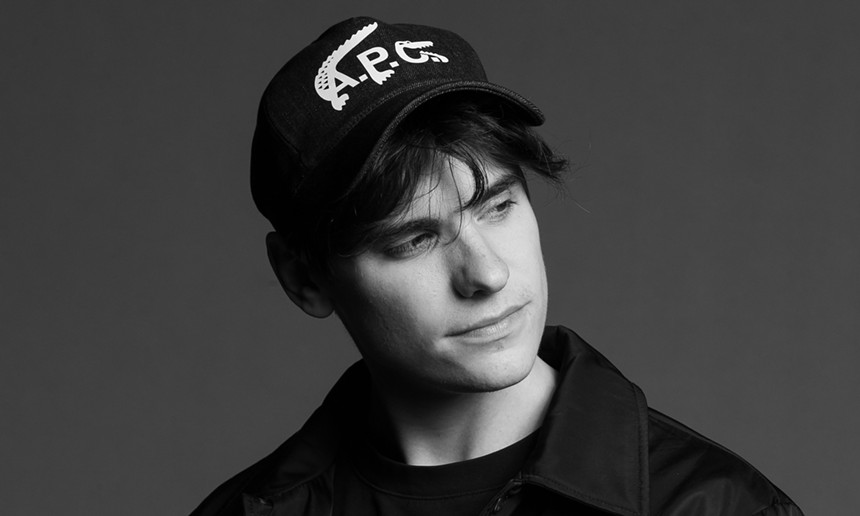 Black and white portrait of Audien