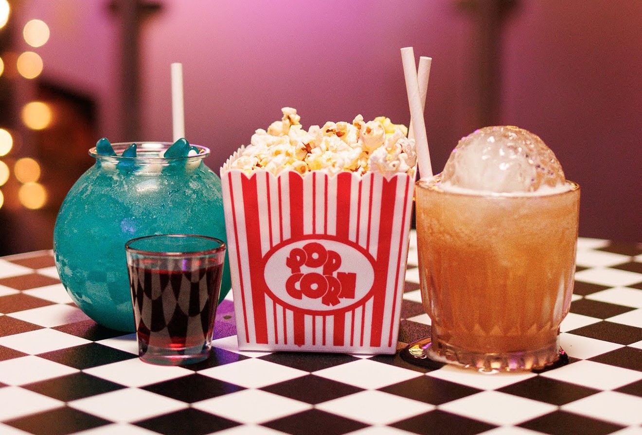 Each drink is inspired by award-winning movies from the time.