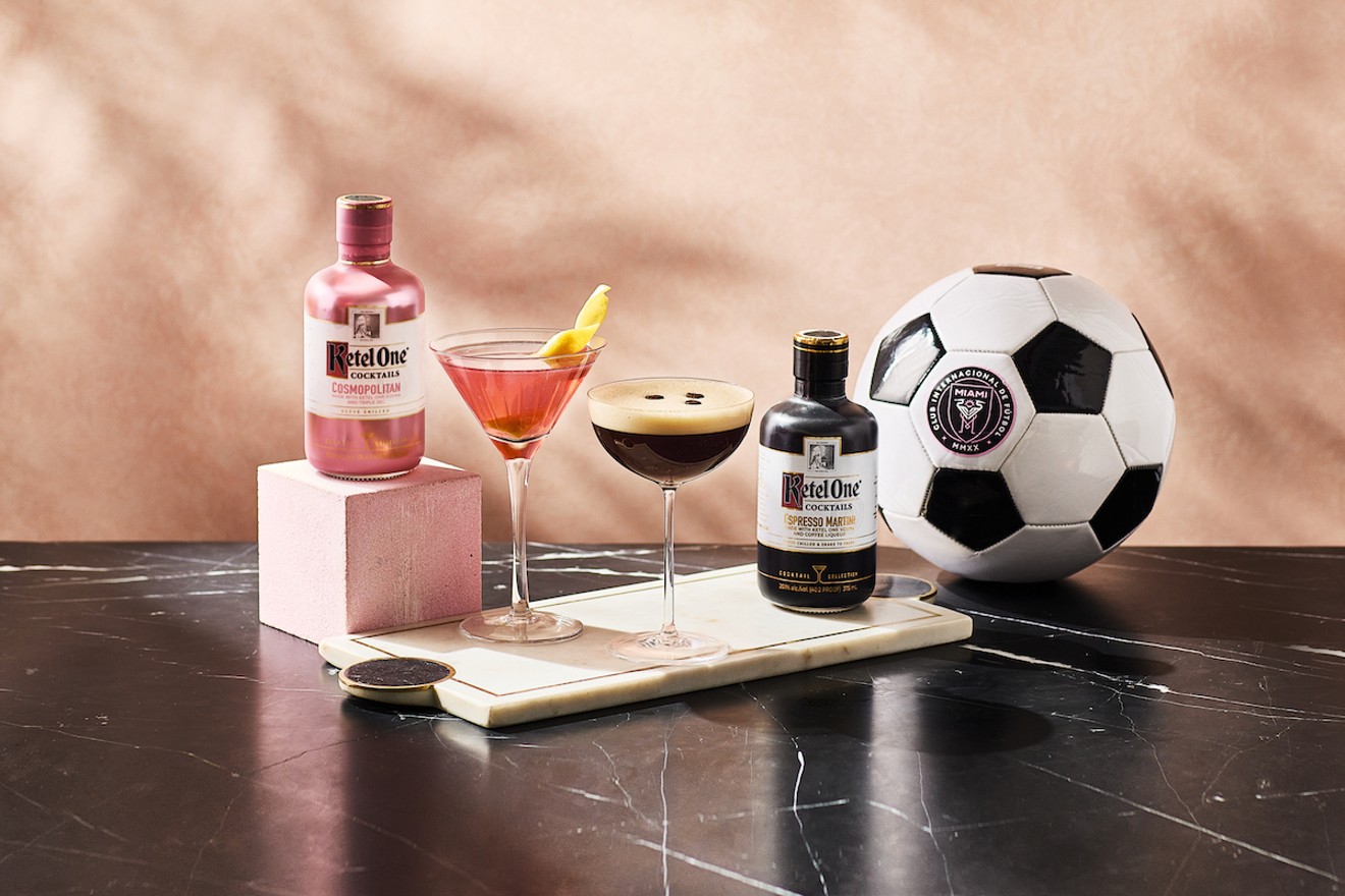 Ketel One will also serve up premade cosmopolitans and espresso martinis at Chase Stadium.